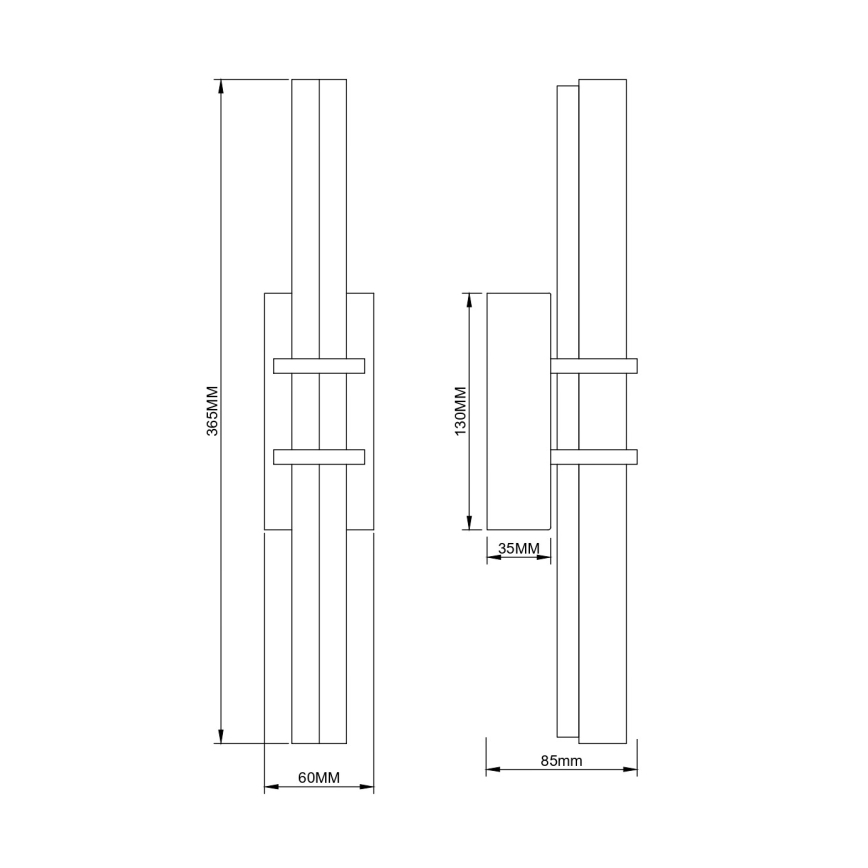Zuma Line - LED nástenné svietidlo LED/8W/230V zlaté