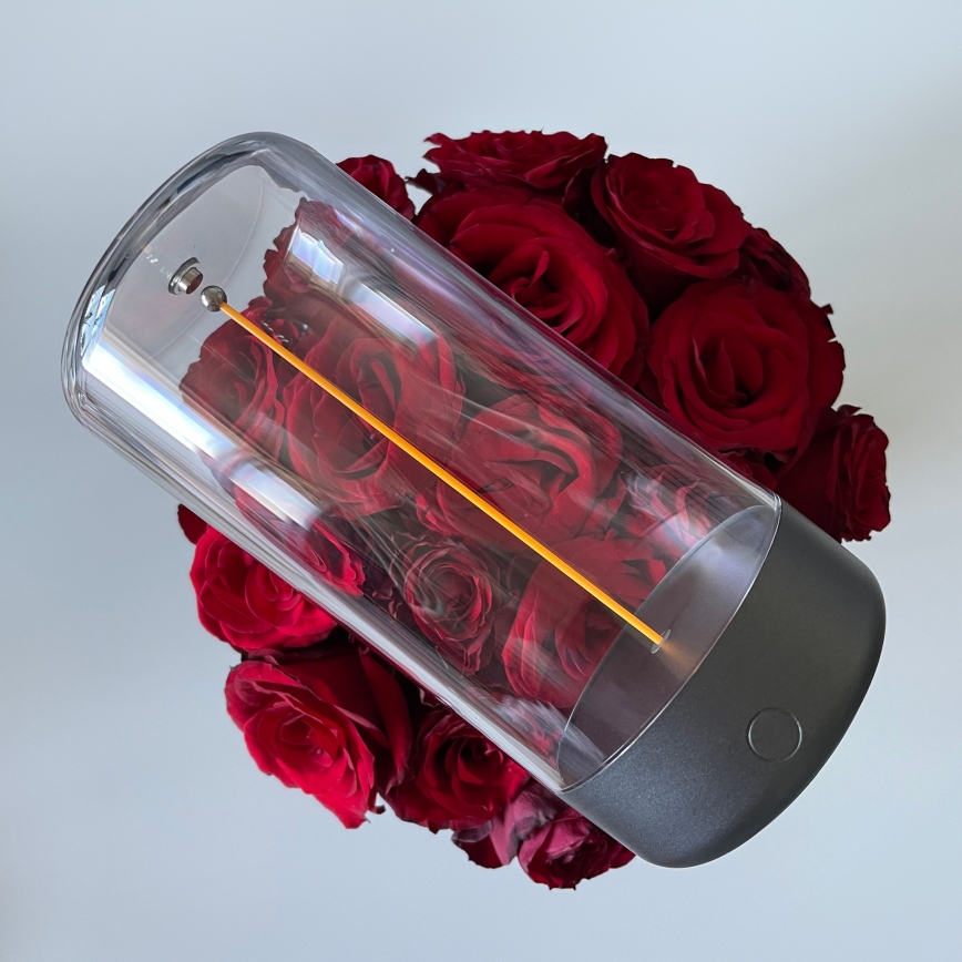 Zuma Line - LED Stmievateľná nabíjacia stolná lampa LED/0,5W/230V čierna IP54
