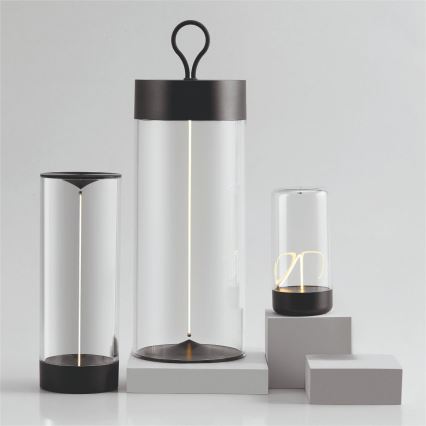 Zuma Line - LED Stmievateľná nabíjacia stolná lampa LED/1,2W/230V šedá IP54