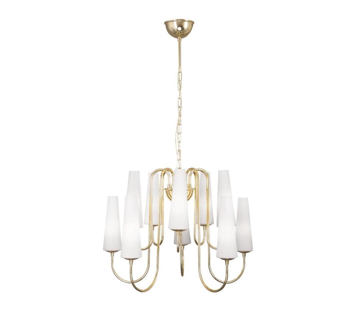 Zuma Line Zuma Line 1129 - Luster na reťazi MAGNUM 10xE14/40W/230V zlatá