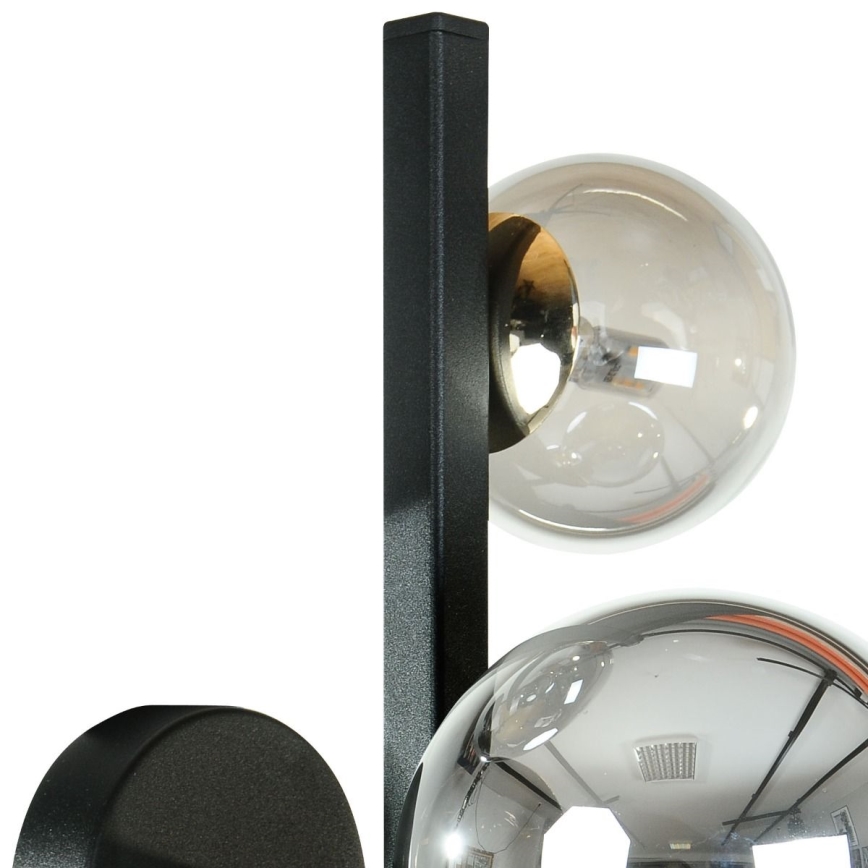 Zuma Line - Nástenné svietidlo 3xG9/8W/230V čierna/dymová čierna