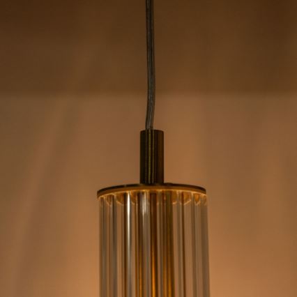 Zuma Line - Závesný luster na lanku 1xE14/7W/230V zlatý
