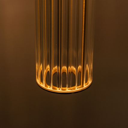 Zuma Line - Závesný luster na lanku 1xE14/7W/230V zlatý