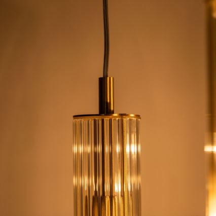 Zuma Line - Luster na lanku 3xE14/7W/230V zlatý