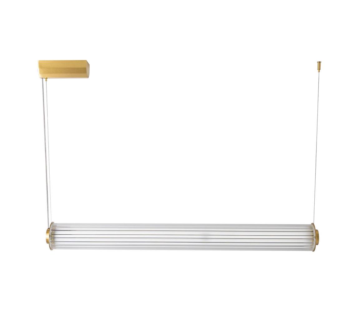 Zuma Line 1232 - LED stmievateľný luster na lanku COMO LED/39W/230V 2700-6500K zlatý + s diaľkovým ovládačom 1232