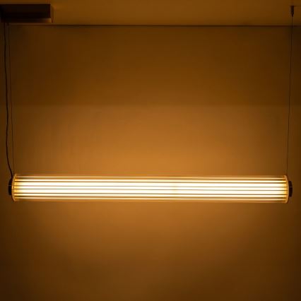Zuma Line - LED stmievateľný luster na lankovom zavesení LED/39W/230V 2700-6500K zlatý + diaľkové ovládanie