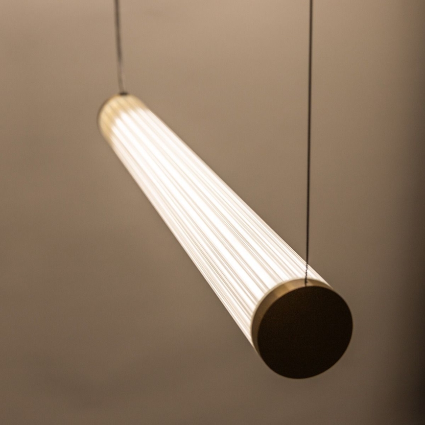 Zuma Line - stmievateľný LED luster na lanku LED/64W/230V 2700-6500K zlatý + diaľkové ovládanie
