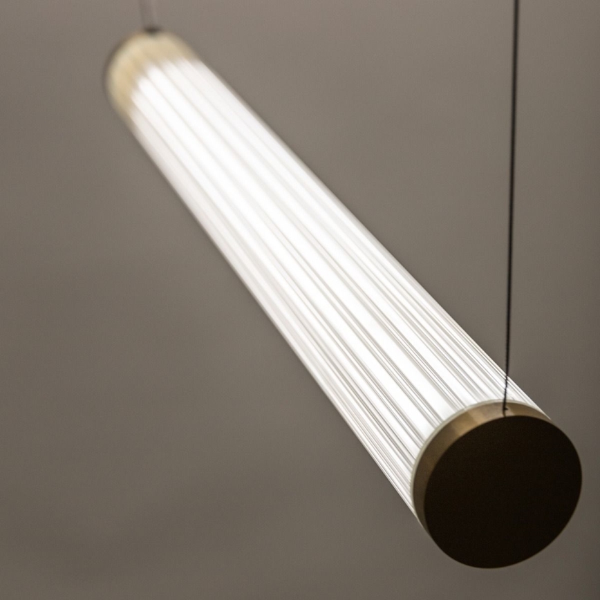 Zuma Line - stmievateľný LED luster na lanku LED/64W/230V 2700-6500K zlatý + diaľkové ovládanie