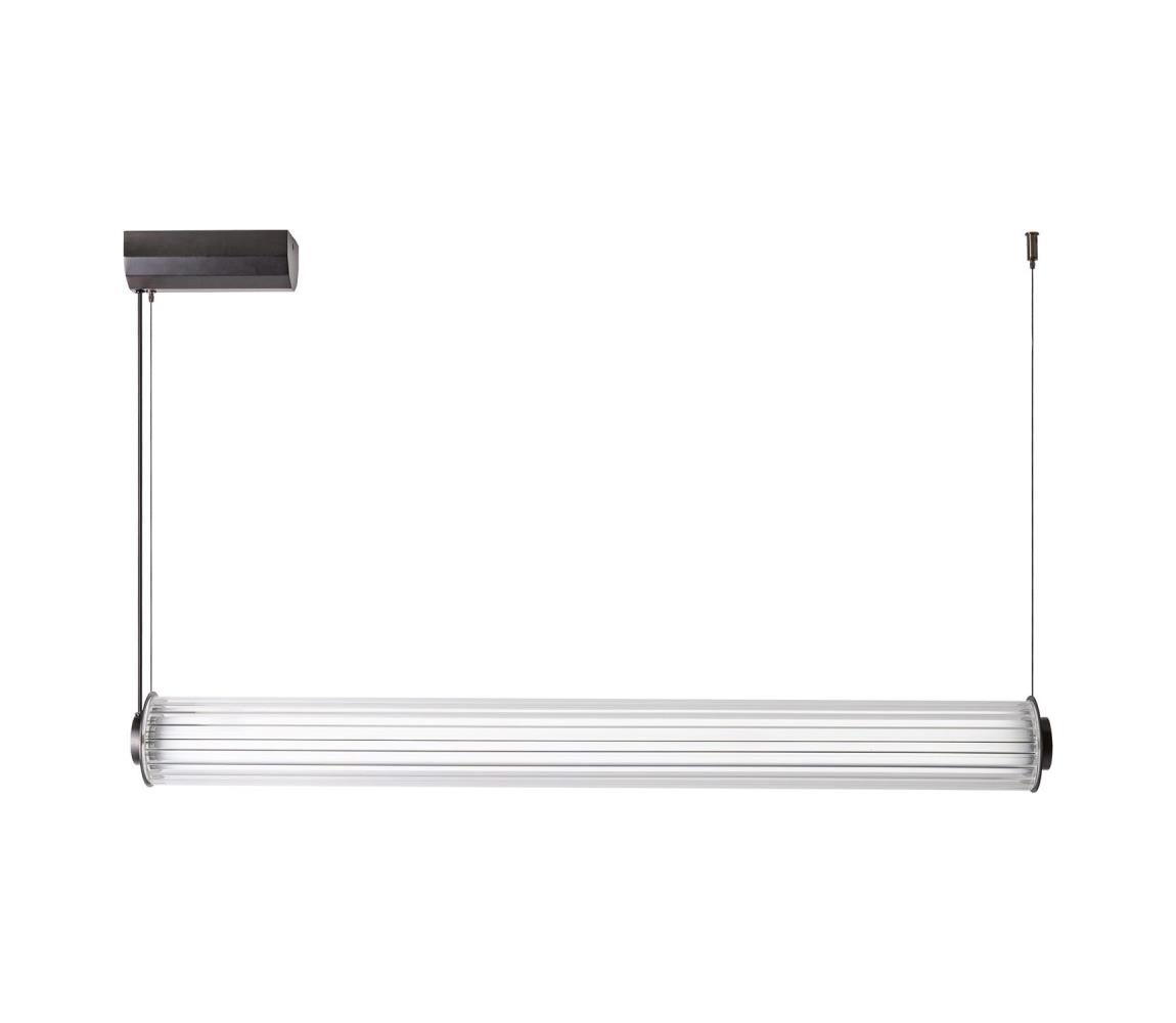 Zuma Line 1236 - LED stmievateľný luster na lanku COMO LED/39W/230V 2700-6500K čierny + diaľkový ovládač 1236