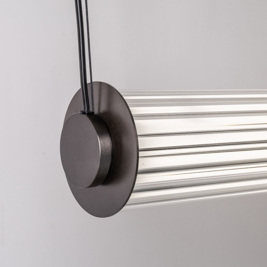 Zuma Line - LED stmievateľný luster na lankách LED/39W/230V 2700-6500K čierny + diaľkové ovládanie
