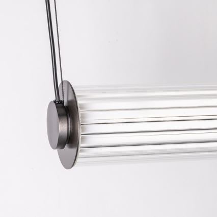 Zuma Line - LED stmievateľný luster na lankách LED/39W/230V 2700-6500K čierny + diaľkové ovládanie