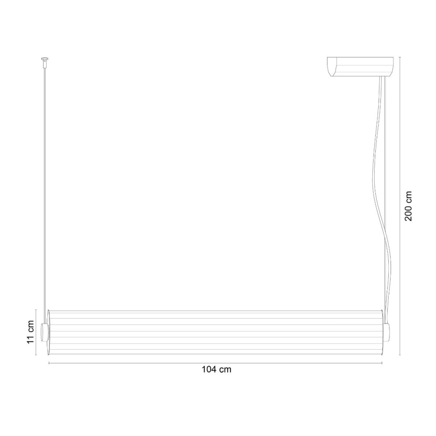 Zuma Line - LED stmievateľný luster na lankách LED/39W/230V 2700-6500K čierny + diaľkové ovládanie