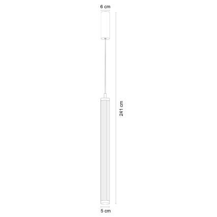 Zuma Line - LED stmievateľný luster na lanku LED/26W/230V 2700-6500K čierna + diaľkové ovládanie