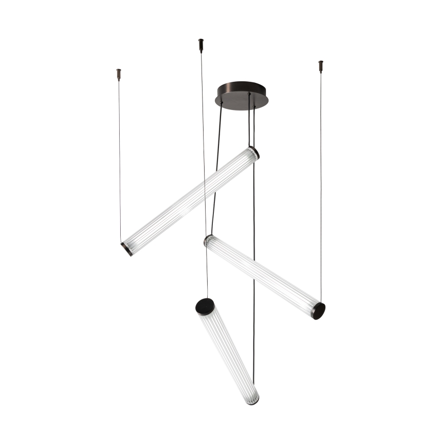 Zuma Line - LED stmievateľný luster na lanku LED/64W/230V 2700-6500K čierna + diaľkové ovládanie