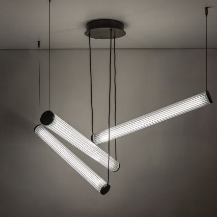Zuma Line - LED stmievateľný luster na lanku LED/64W/230V 2700-6500K čierna + diaľkové ovládanie