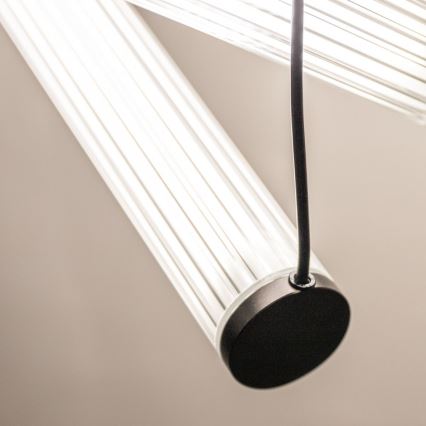 Zuma Line - LED stmievateľný luster na lanku LED/64W/230V 2700-6500K čierna + diaľkové ovládanie
