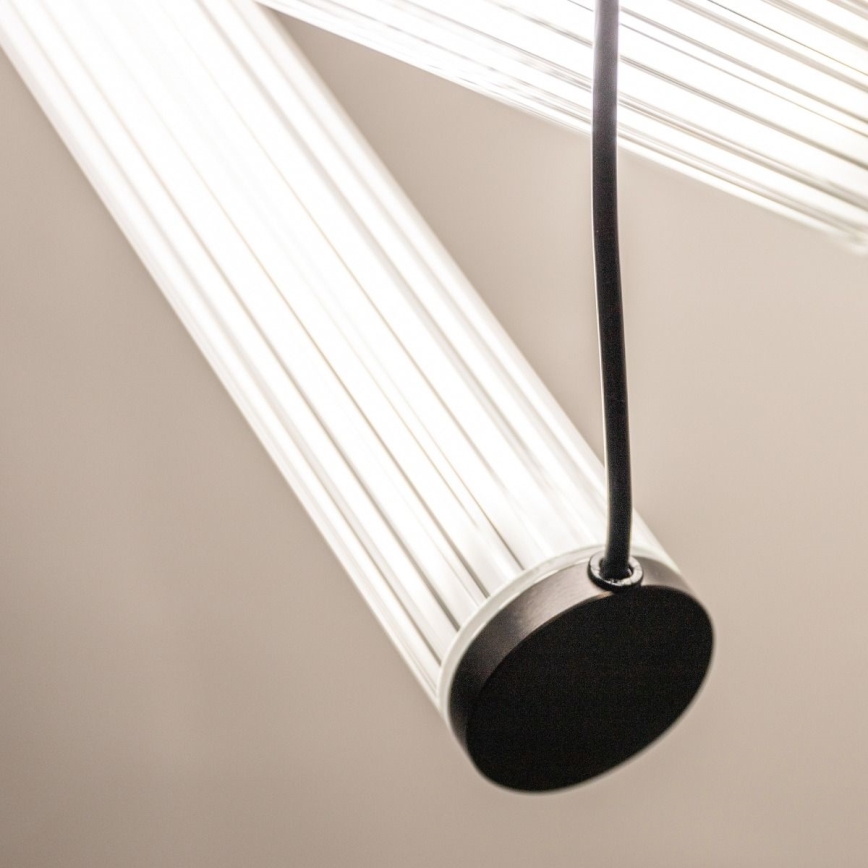 Zuma Line - LED stmievateľný luster na lanku LED/64W/230V 2700-6500K čierna + diaľkové ovládanie