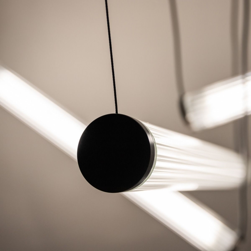 Zuma Line - LED stmievateľný luster na lanku LED/64W/230V 2700-6500K čierna + diaľkové ovládanie