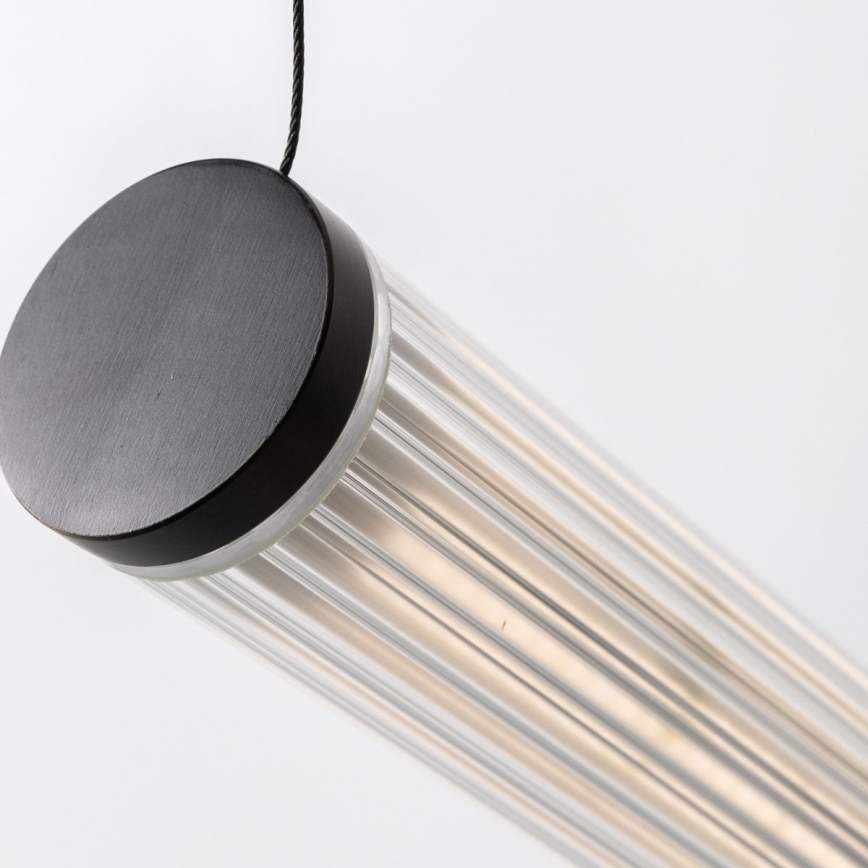 Zuma Line - LED stmievateľný luster na lanku LED/64W/230V 2700-6500K čierna + diaľkové ovládanie