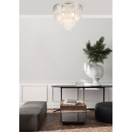 Zuma Line - Prisadený luster 8xE14/40W/230V lesklý chróm