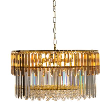 Zuma Line - Luster na reťazi 16xE14/40W/230V pr. 60 cm zlatá