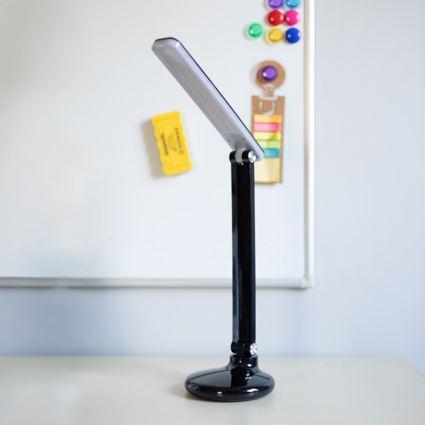 Zuma Line - LED Nabíjacia stolná lampa LED/6W/1200 mAh 3000/4500/6000K CRI 90 čierna