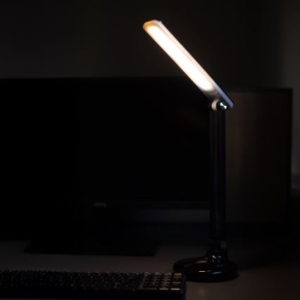 Zuma Line - LED Nabíjacia stolná lampa LED/6W/1200 mAh 3000/4500/6000K CRI 90 čierna