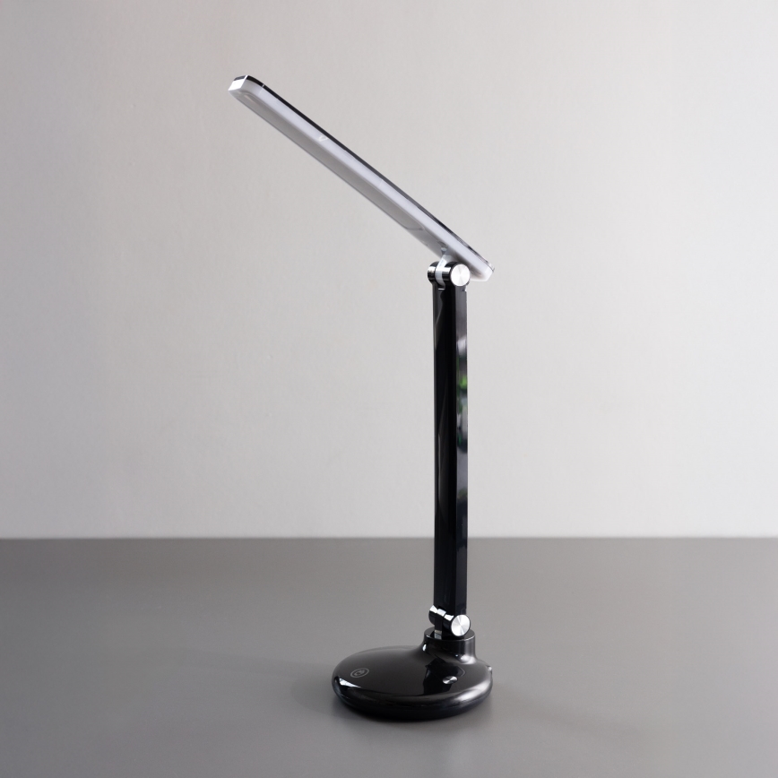 Zuma Line - LED Nabíjacia stolná lampa LED/6W/1200 mAh 3000/4500/6000K CRI 90 čierna