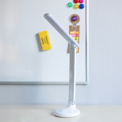 Zuma Line - LED Nabíjacia stolná lampa LED/6W/1200 mAh 3000/4500/6000K CRI 90 biela