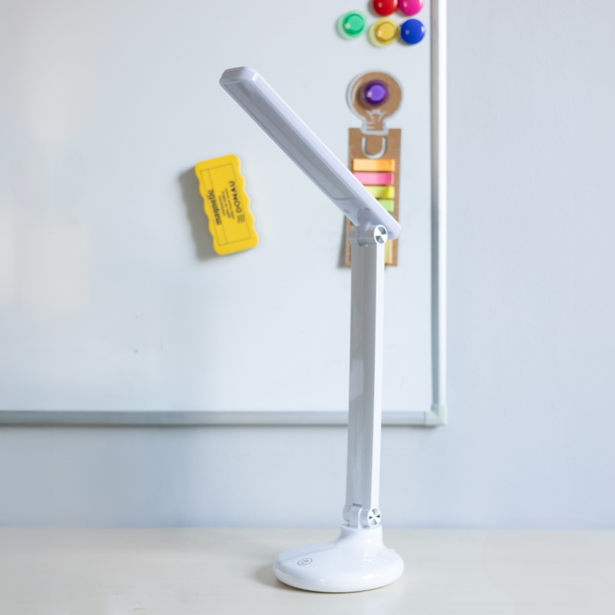 Zuma Line - LED Nabíjacia stolná lampa LED/6W/1200 mAh 3000/4500/6000K CRI 90 biela