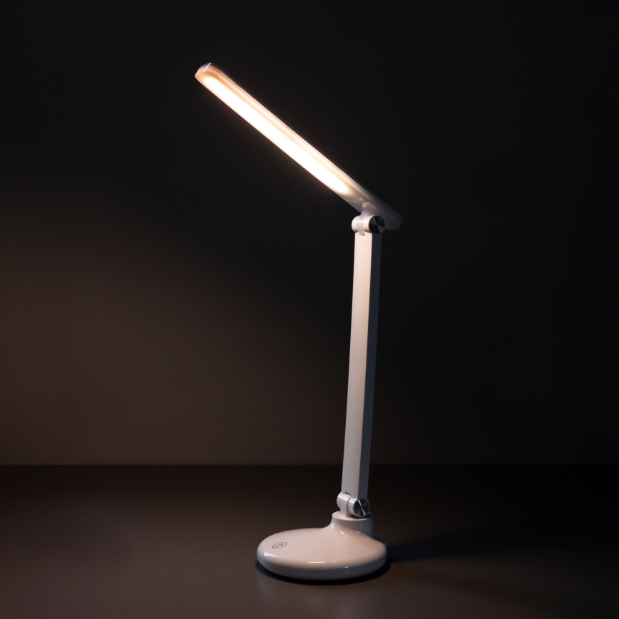 Zuma Line - LED Nabíjacia stolná lampa LED/6W/1200 mAh 3000/4500/6000K CRI 90 biela