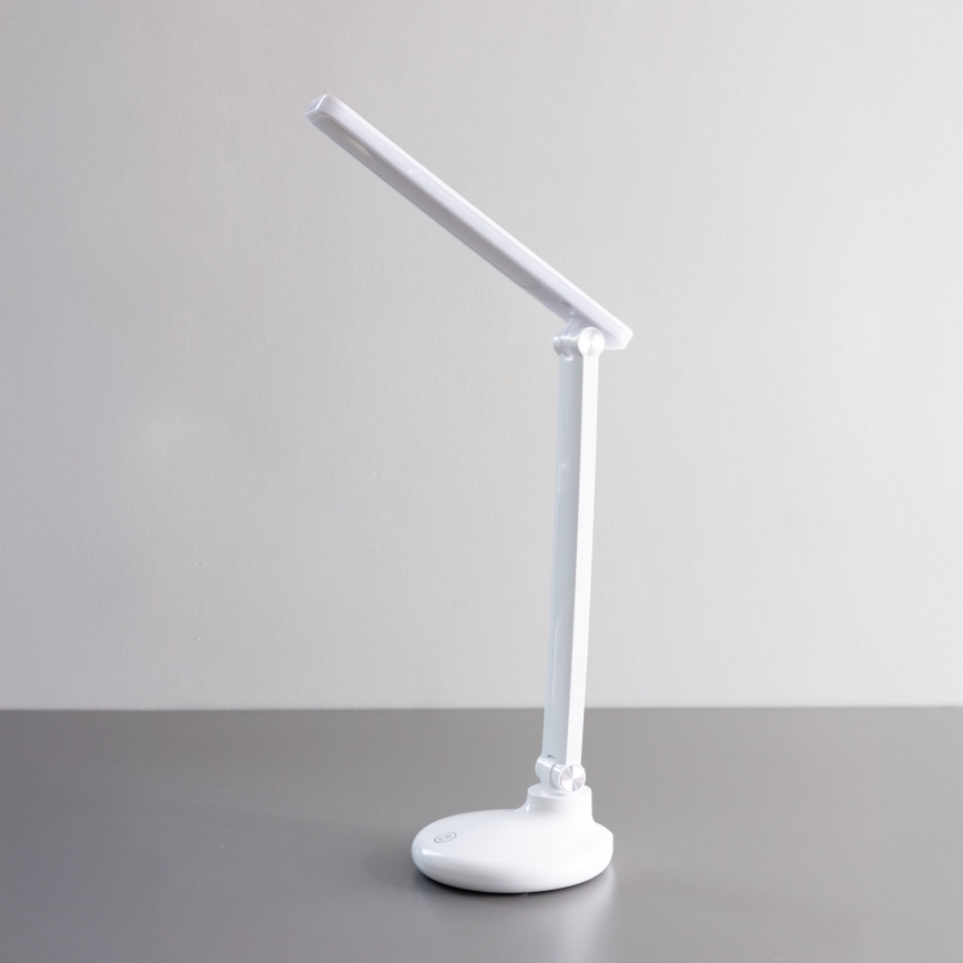 Zuma Line - LED Nabíjacia stolná lampa LED/6W/1200 mAh 3000/4500/6000K CRI 90 biela