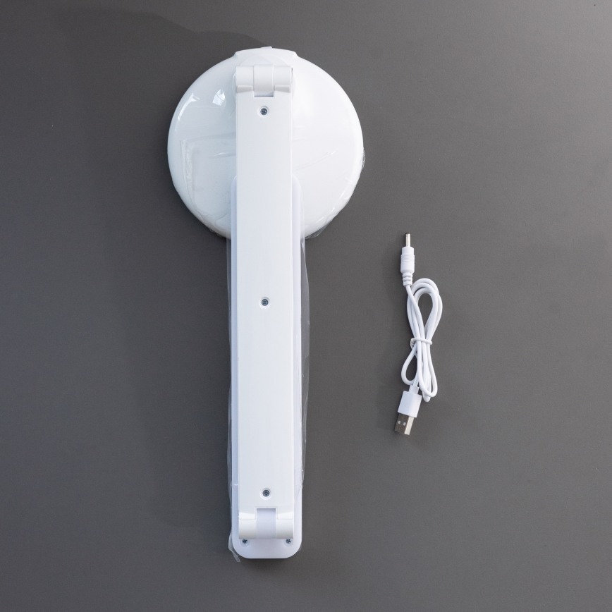Zuma Line - LED Nabíjacia stolná lampa LED/6W/1200 mAh 3000/4500/6000K CRI 90 biela