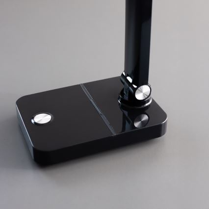 Zuma Line - LED Nabíjacia stolná lampa LED/8W/1200 mAh 3000/4500/6000K CRI 90 čierna