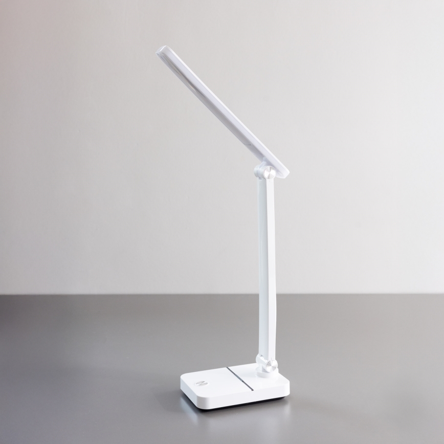 Zuma Line - LED Nabíjacia stolná lampa LED/8W/1200 mAh 3000/4500/6000K CRI 90 biela