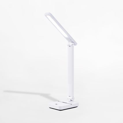 Zuma Line - LED Nabíjacia stolná lampa LED/8W/1200 mAh 3000/4500/6000K CRI 90 biela