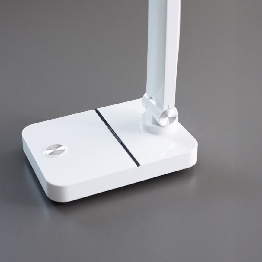 Zuma Line - LED Nabíjacia stolná lampa LED/8W/1200 mAh 3000/4500/6000K CRI 90 biela