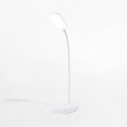 Zuma Line - LED Nabíjacia stolná lampa LED/7W/1200 mAh 3000/4500/6000K CRI 90 biela