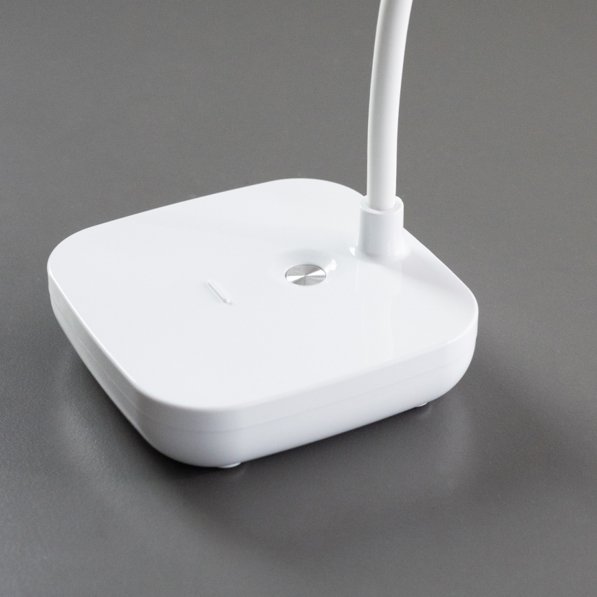 Zuma Line - LED Nabíjacia stolná lampa LED/7W/1200 mAh 3000/4500/6000K CRI 90 biela