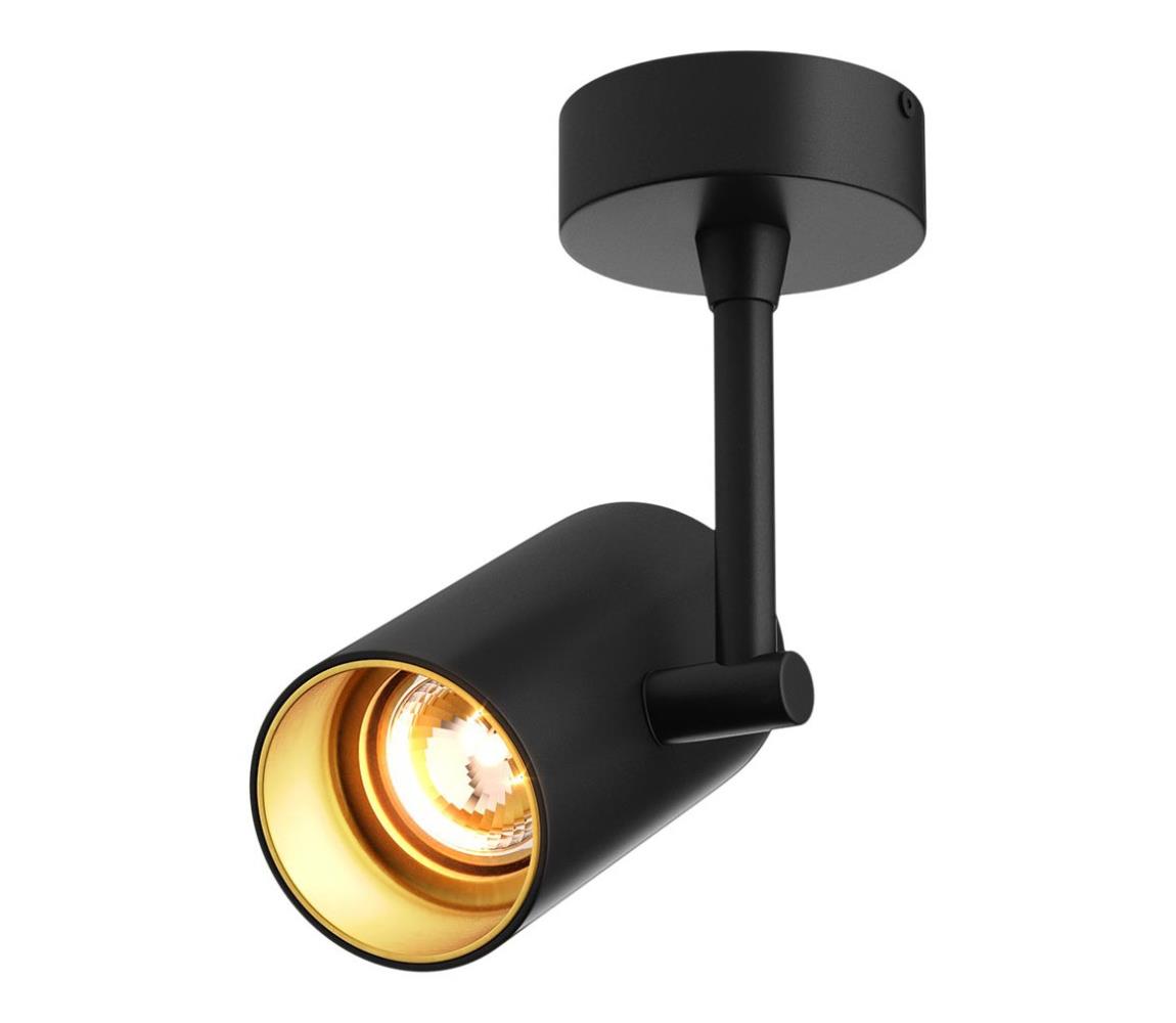 Zuma Line Zuma Line 20014-BK - Bodové svietidlo TORI SL 1 1xGU10/50W/230V čierna/zlatá