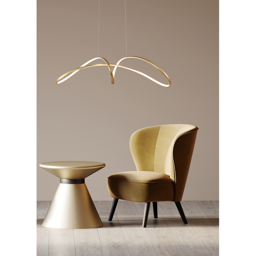 Zuma Line - LED Luster na lanku LED/50W/230V 3000/4000/6000K zlatá