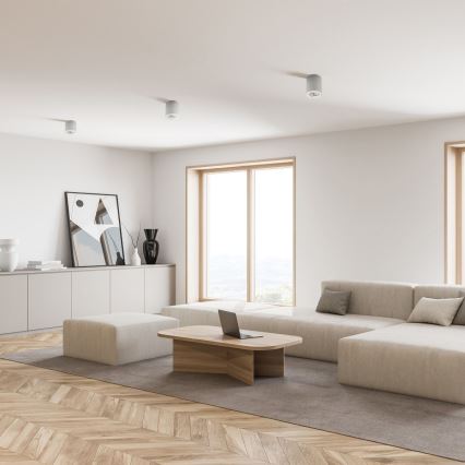 Zuma Line - LED RGBW Stmievateľné bodové svietidlo 1xGU10/4,8W/230V biela + diaľkové ovládanie
