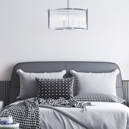 Zuma Line - Luster na reťazi 3xE27/40W/230V lesklý chróm