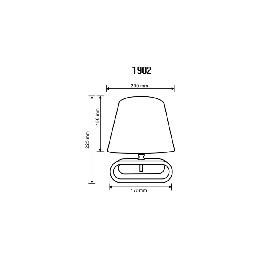 Zuma Line - Stolná lampa 1xE14/40W/230V bambus/biela