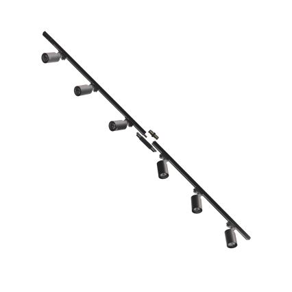 Zuma Line - Bodové svietidlo v lištovom systéme 6xGU10/35W/230V čierna