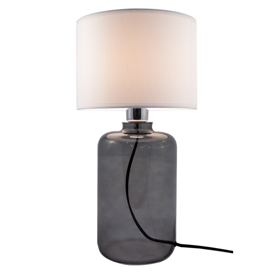 Zuma Line - Stolná lampa 1xE27/40W/230V biela/čierna