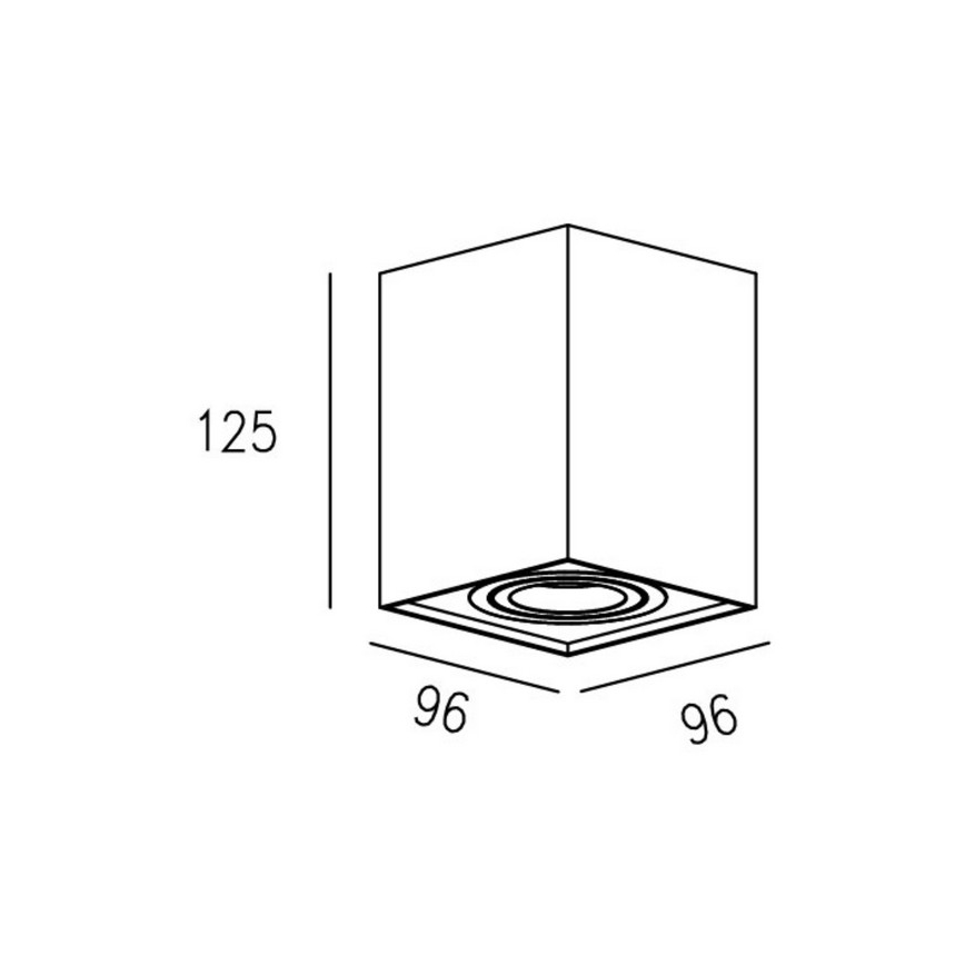 Zuma Line - Bodové svietidlo 1xGU10/50W/230V biela
