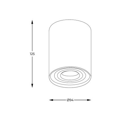 Zuma Line - LED RGBW Stmievateľné bodové svietidlo 1xGU10/6W/230V zlatá + diaľkové ovládanie