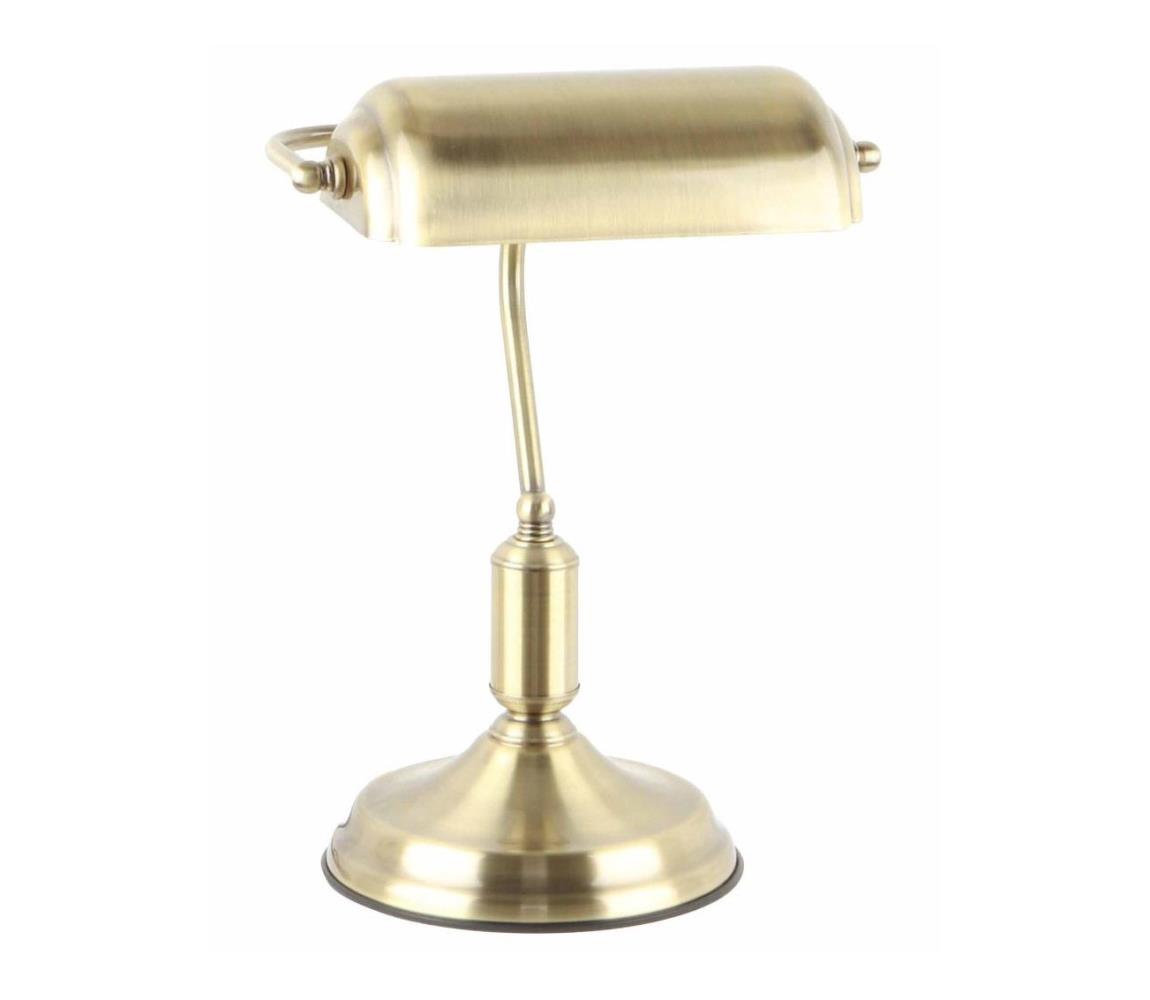 Zuma Line Zuma Line A2048-GLD - Stolná lampa ROMA 1xE27/40W/230V zlatá