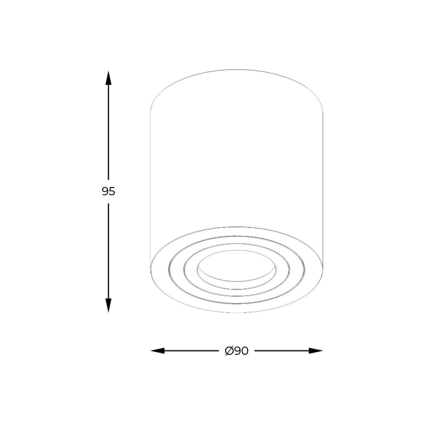 Zuma Line - LED RGBW Stmievateľné kúpeľňové bodové svietidlo 1xGU10/6W/230V IP44 biele + diaľkové ovládanie